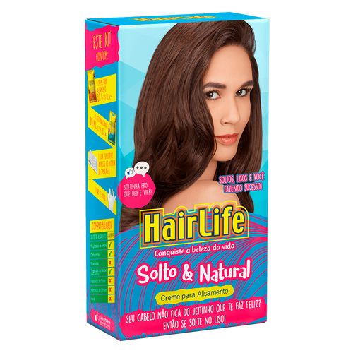Creme alisante HairLife solto & natural Creme alisante HairLife solto & natural