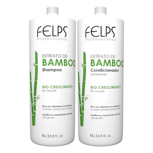 Kit Duo Felps Extrato de Bamboo Shampoo + Condicionador 1 Litro