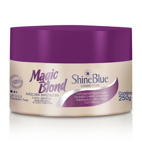 Máscara Matizadora Shine Blue Magic Blond 250g