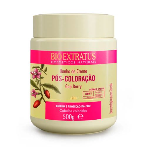 Banho de Creme Bio Extratus Pós Coloração 500g