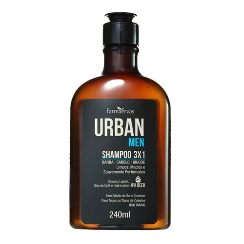 Shampoo Farmaervas Urban Men 3x1 240ml