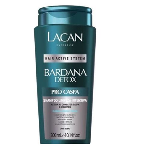Shampoo Lacan Bardana Detox Energizante Pro Caspa 300ml